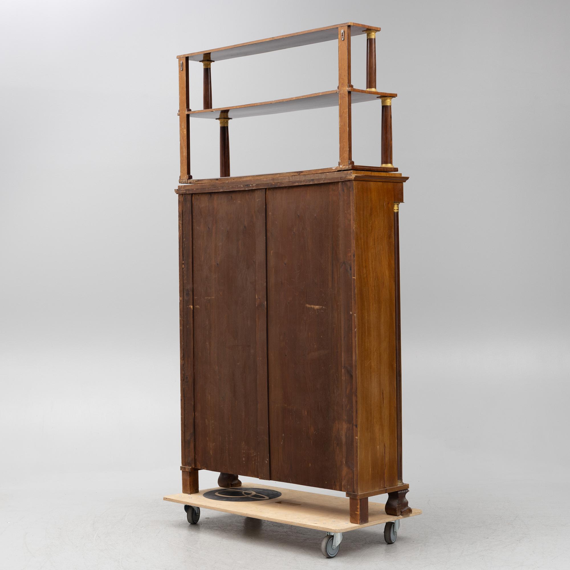 Bookcase, Empire style, early 20th Century.