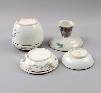 PARTI PORSLIN, 4 delar. Kina, 1800-tal.