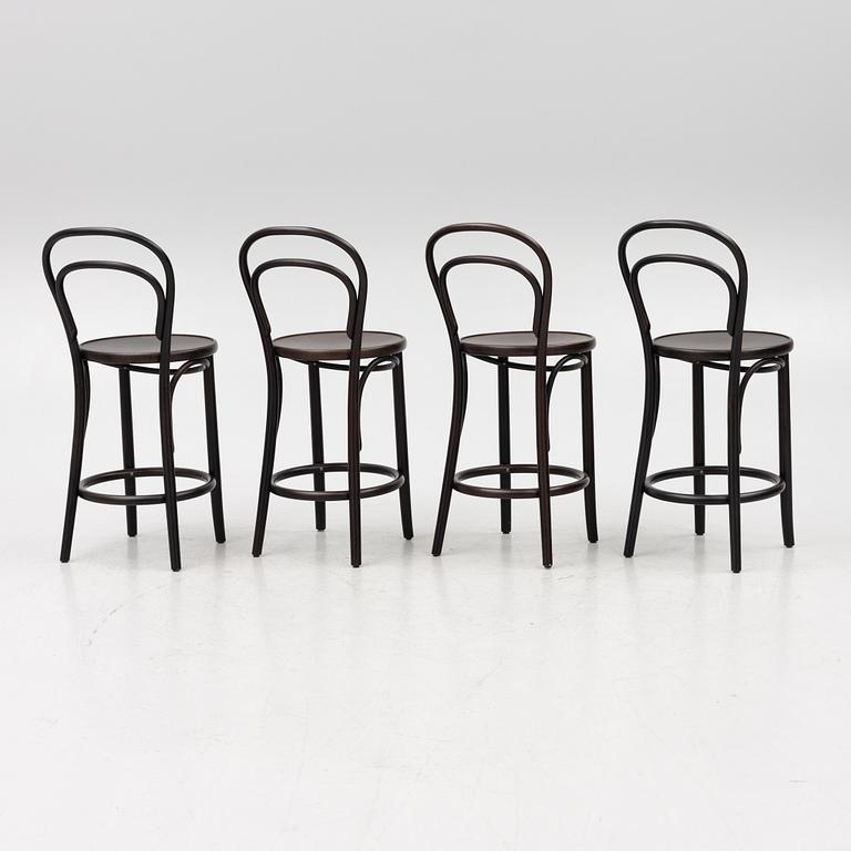 A set of four model '14' chairs, Ton.