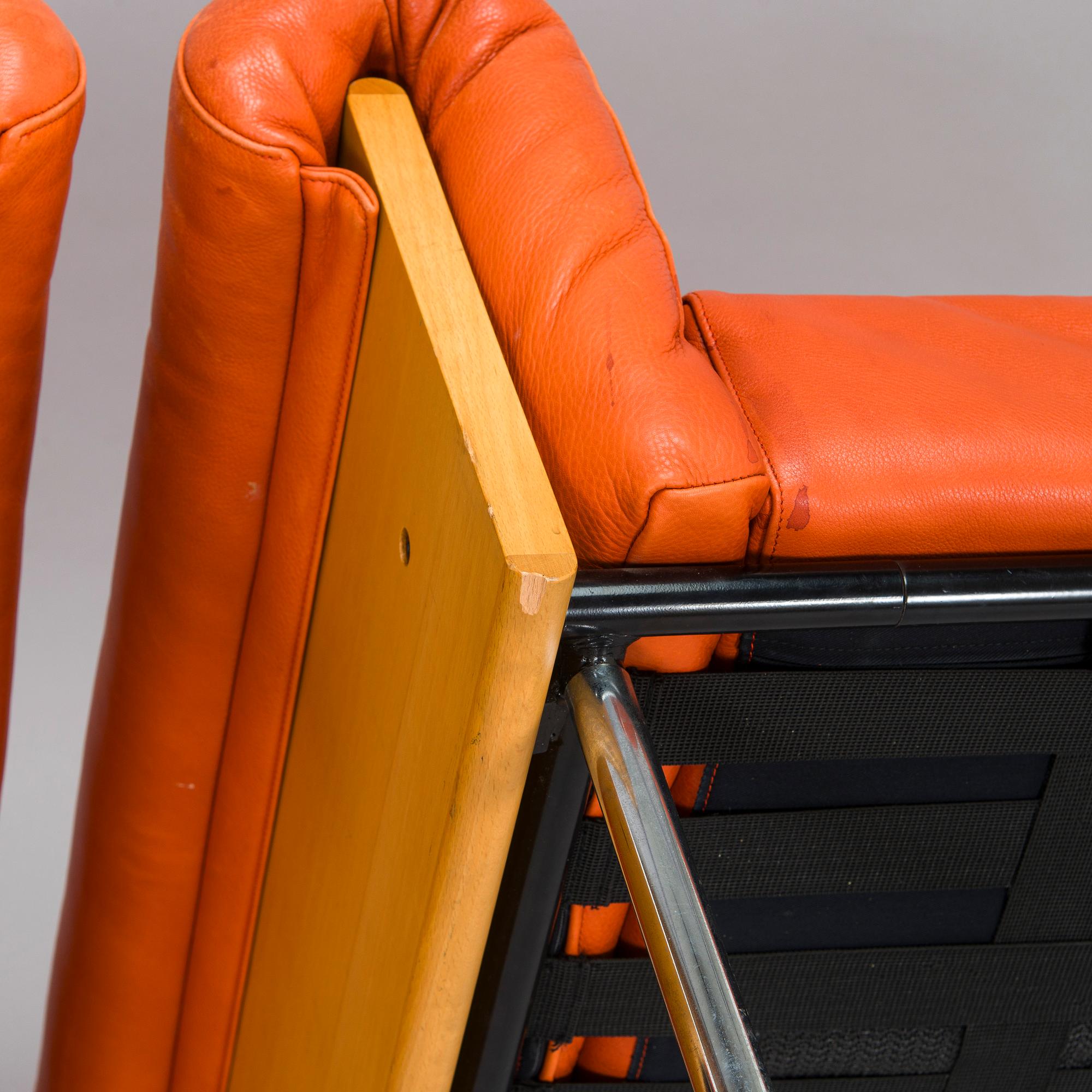 Yrjö Kukkapuro, A pair of late 1970s armchairs, 'Ateljee', made to order for Haimi.