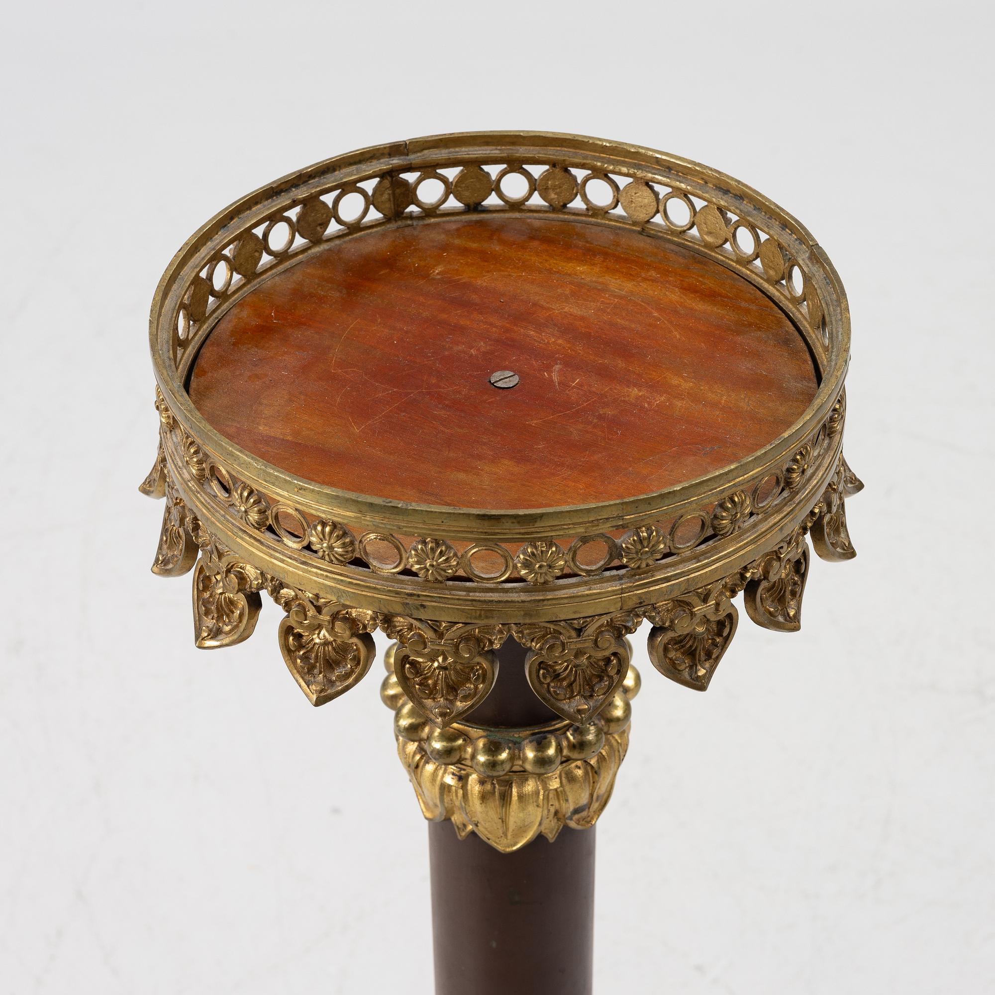 Pedestal, Empire, first half of the 19th century.
