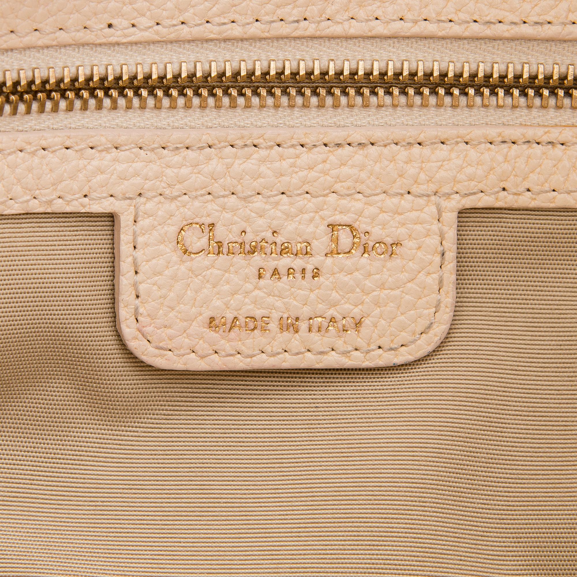 Christian Dior, Leather Bee Tote Bag.