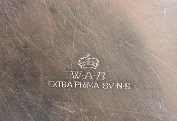 COASTERS, 6 st, nysilver, WA Bolin, 1900-talets mitt.