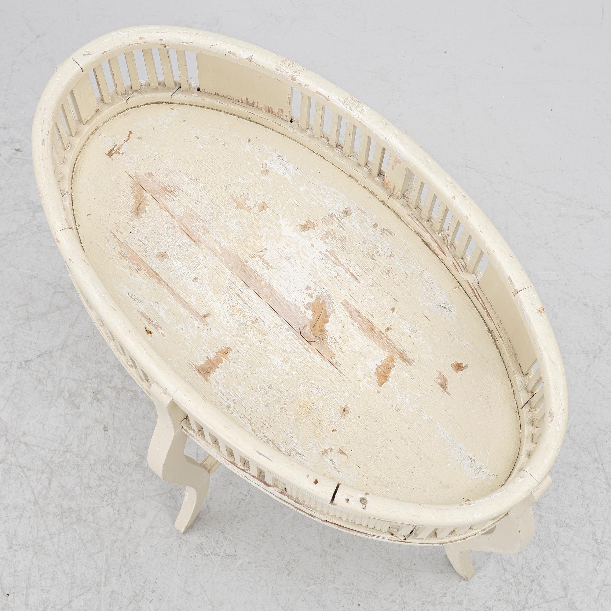 Flower table, 20th century.