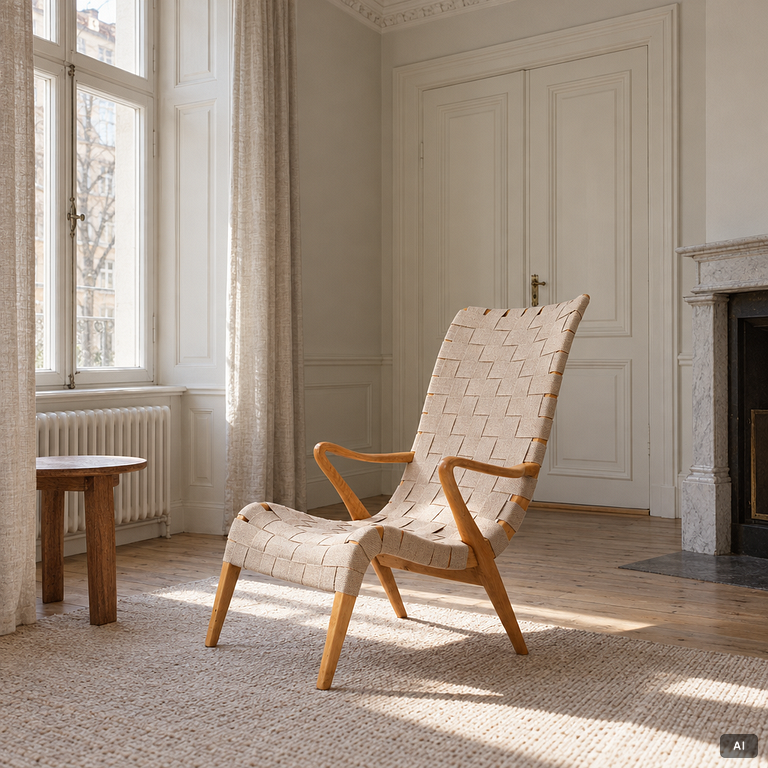 Axel Larsson, A model 1207 armchairs, Svenska Möbelfabrikerna, Bodafors, 1930s/40s.