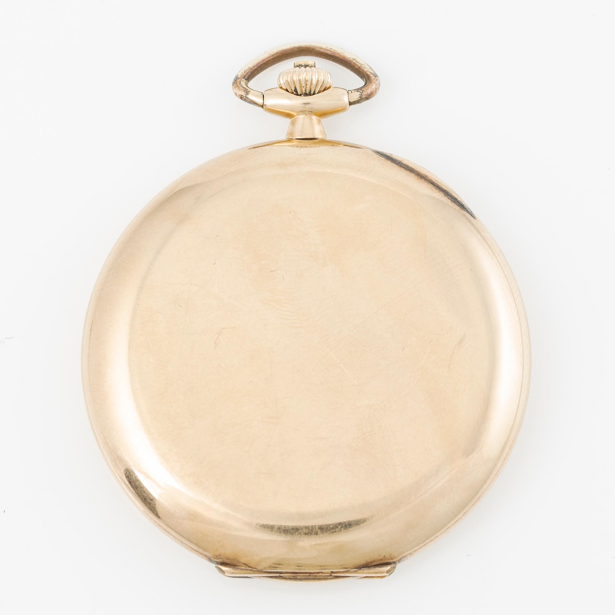 Omega, pocket watch, hunter, 47.5 mm.