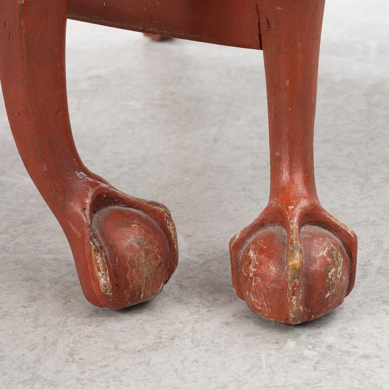 Stolar,ett par, 1700-talets mitt, Senbarock / tidig Rokoko.