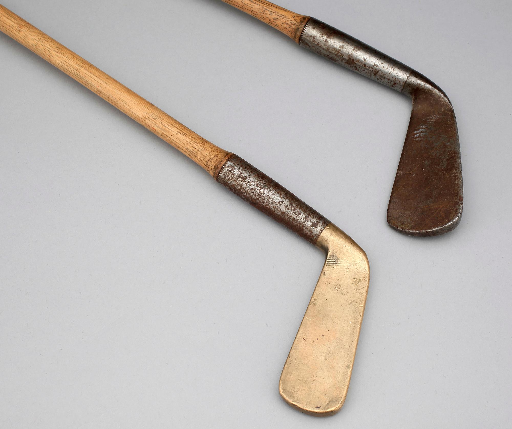GOLFKLUBBOR, 2 st, Bussey, London, 1900-talets början.