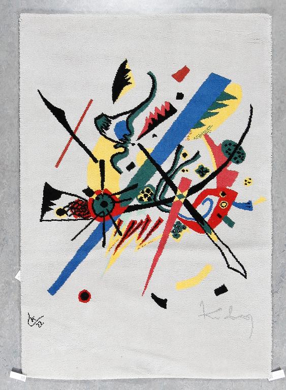 MATTA. Tuftad, Wassily Kandinsky, ca 140x200 cm.