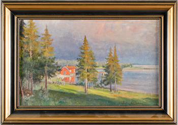 JULIA STRÖMBERG, olja på duk, signerad.