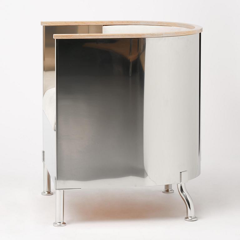 Mats Theselius, an "Inox" armchair, ed. 128/199, Källemo, Värnamo, post 2015.
