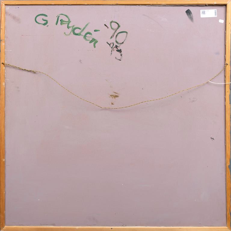 Göran Rydén, oil on panel, signed, on verso dated -90.