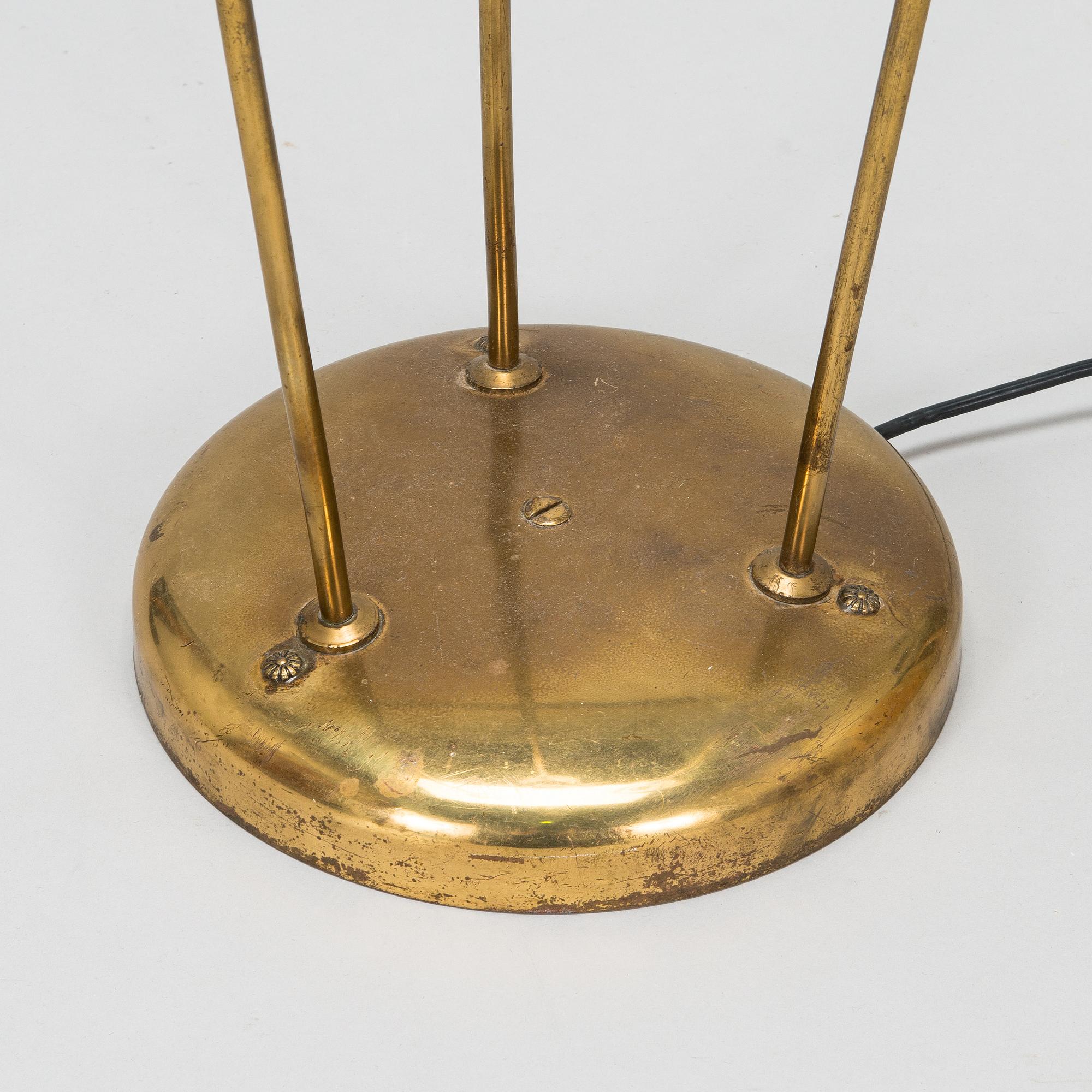 Golvlampa, 1900-talets mitt.