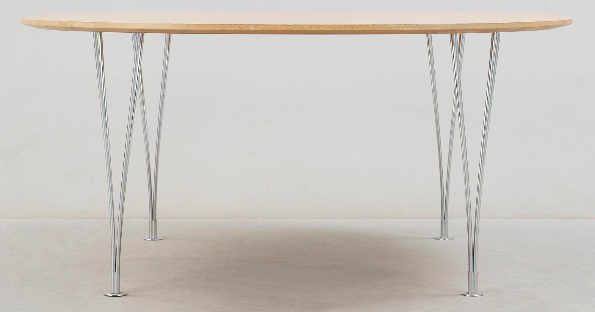 MATBORD, "Superellips", Bruno Mathsson och Piet Hein, Mathsson International, Värnamo, formgiven 1964.
