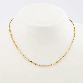 Halsband fantasilänk 18K guld.