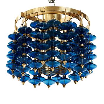 Hans-Agne Jakobsson, an "Estrella" model T/581 ceiling lamp, Markaryd, Sweden 1960-70's.