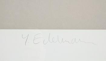 YRJÖ EDELMAN, färglitografi, sign o numr 21/150.