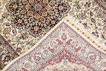 An Oriental silk rug, approx. 153 x 94 cm.