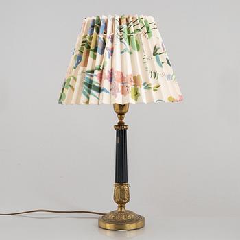 Three table lamps, Empire style, circa mid-20th Century.
