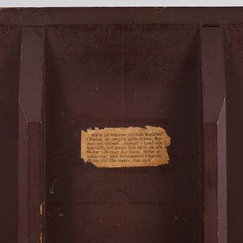 A Swedish tilt top table, from Nils Asplind's workshop, active 1785-1820.