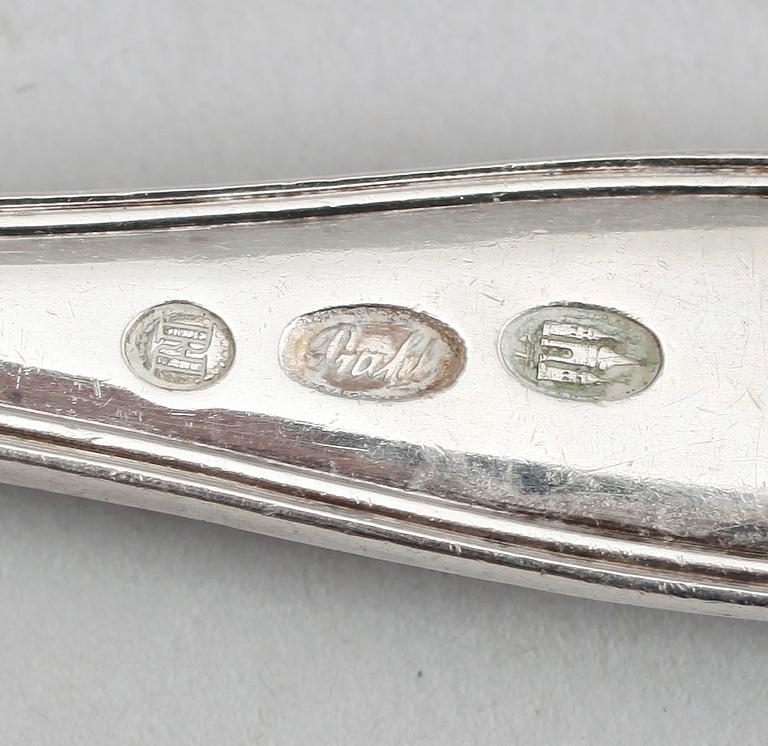 TÅRTSPADE, silver, Prahl Danmark, 1957. Vikt ca 159 gram.