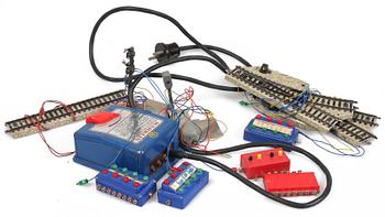 PARTI TÅGBANELEKSAKER, mestadels Märklin, 1900-talets andra hälft.
