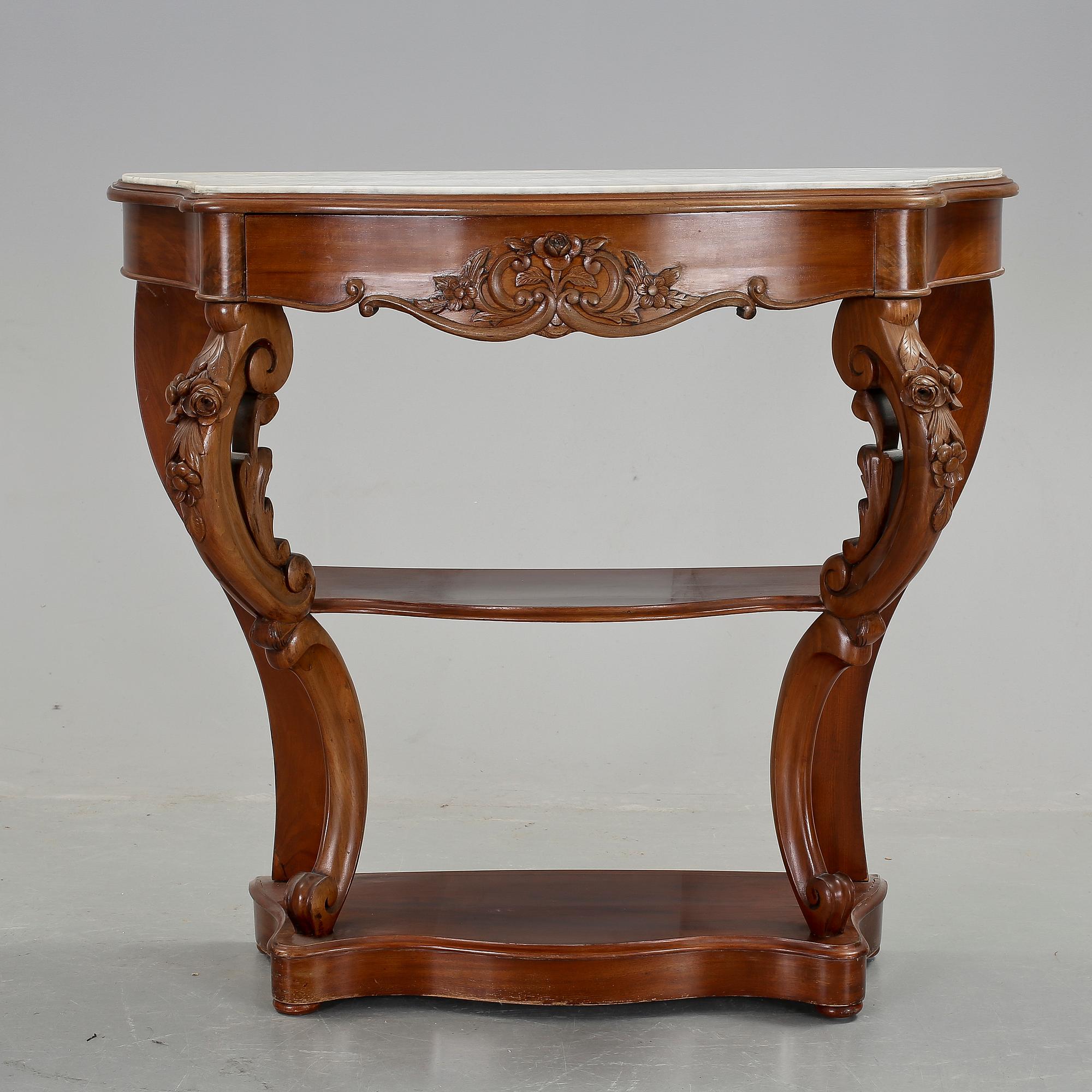 KONSOLBORD, nyrokoko, 1800-talets slut.