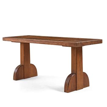 354. Axel Einar Hjorth, a stained pine 'Sandhamn' table, Nordiska Kompaniet, Sweden 1932.