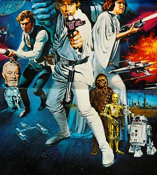AFFISCH, Star Wars.