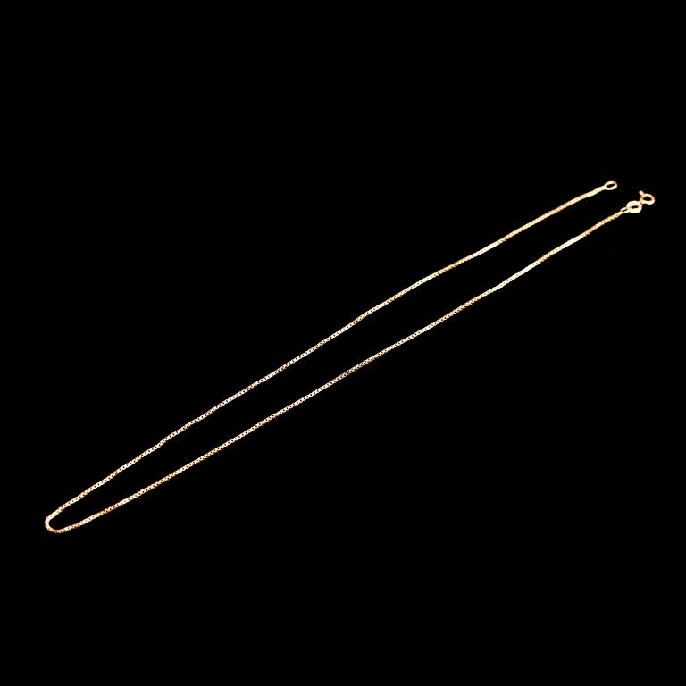 COLLIER, 18 k guld. Vikt 4 g.