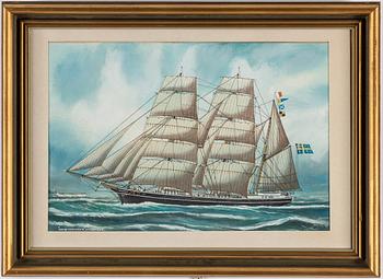 GUSTAF FREDRIKSSON, watercolour, signed.