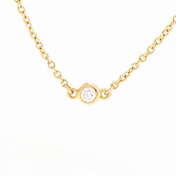 Tiffany & Co, Elsa Peretti, rannekoru, "Diamonds by the Yard", 18K kultaa, timantti n 0.05 ct.