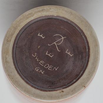 GUNNAR NYLUND, stoneware, Rörstrand, signed, 1950s.