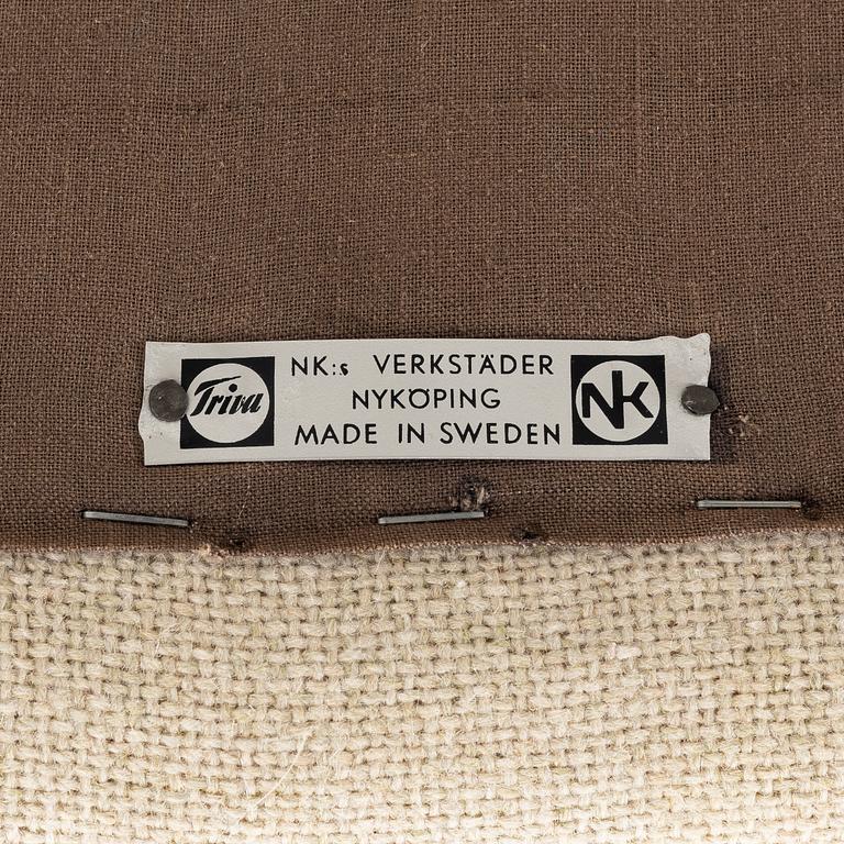 Kerstin Hörlin-Holmquist, armchair, "Little Adam" from the series "Paradiset", Triva, Nordiska Kompaniet, mid-20th century.