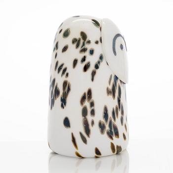 Oiva Toikka, A glass bird, 'Snow Owl', signed O. Toikka Nuutajärvi.