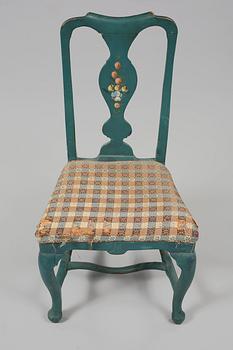 STOLAR, 7 st, senbarockstil, 1800-tal.