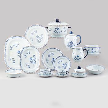 A 40 piece porcelain coffee and dinner service, 'East indies', Rörstrand, Sweden.