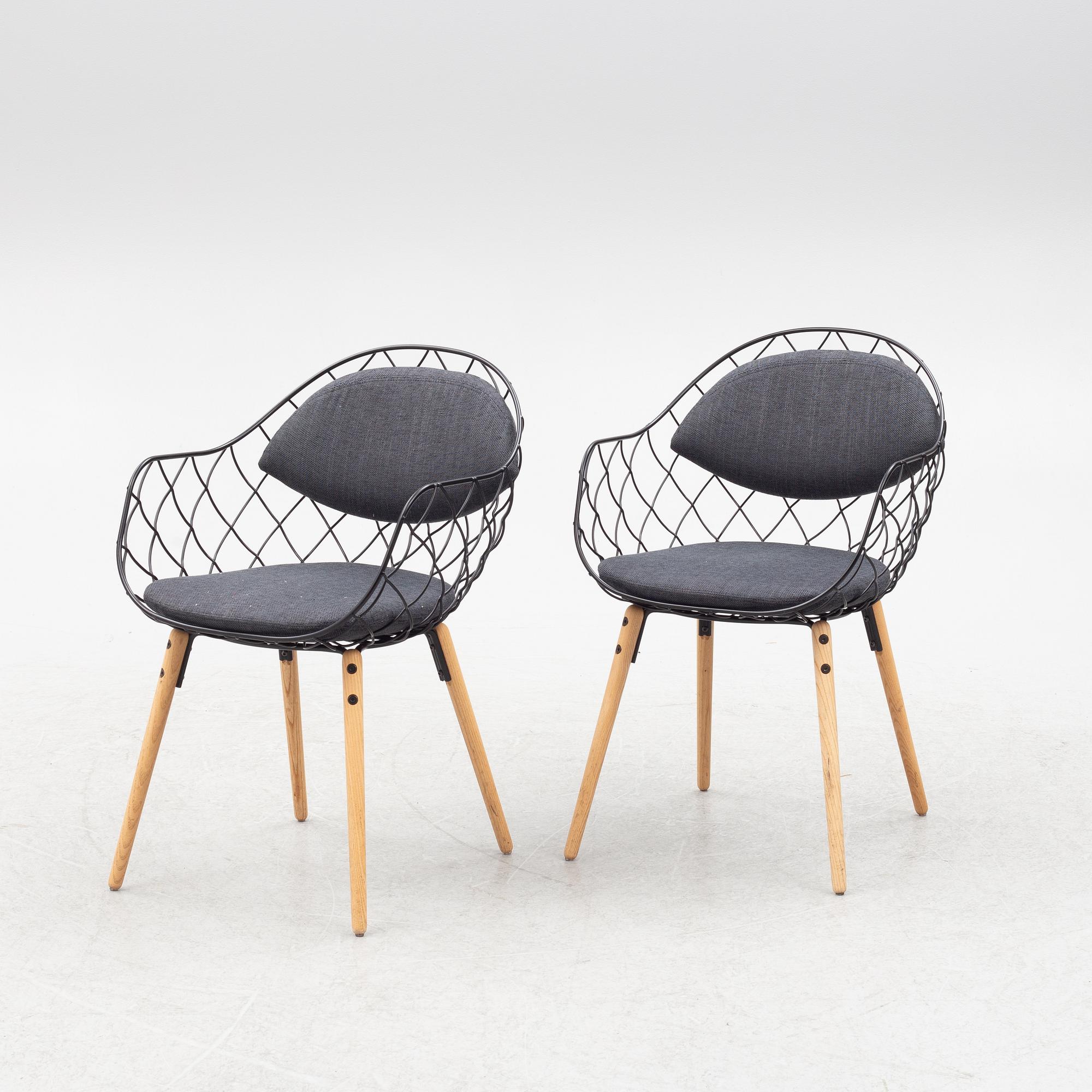 Jaime Hayon, armchairs, a pair, "Piña", Magis, Italy.
