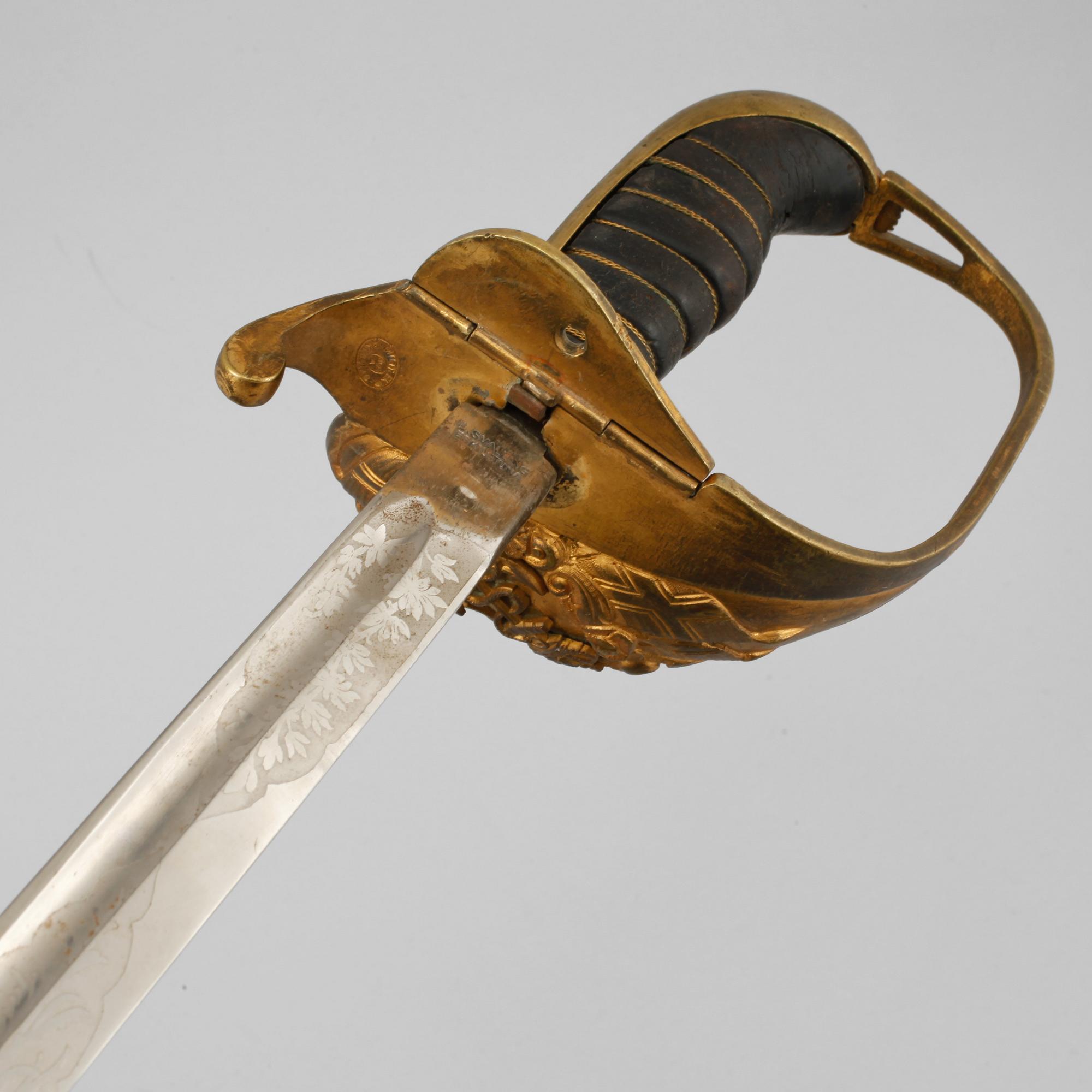 SABEL, m/1878-1915 för underofficer.