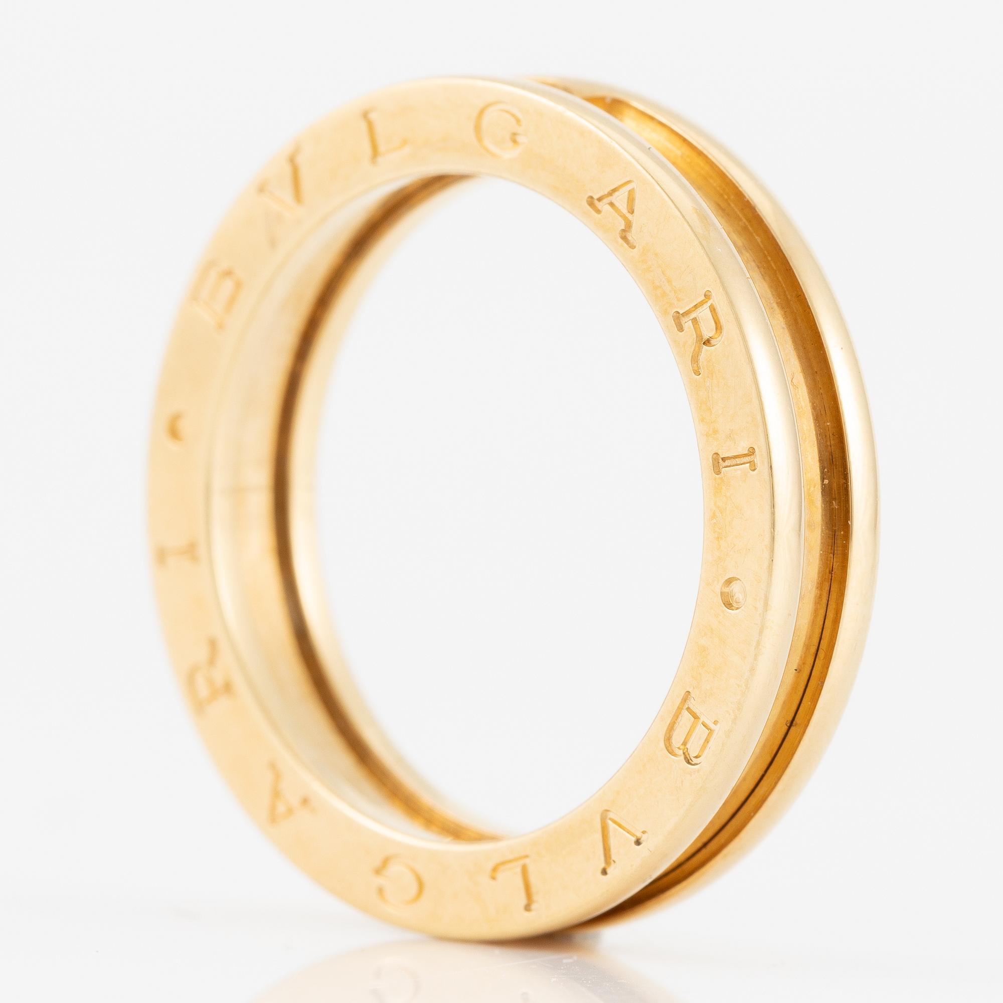 Bulgari, 18K gold, B.Zero1.