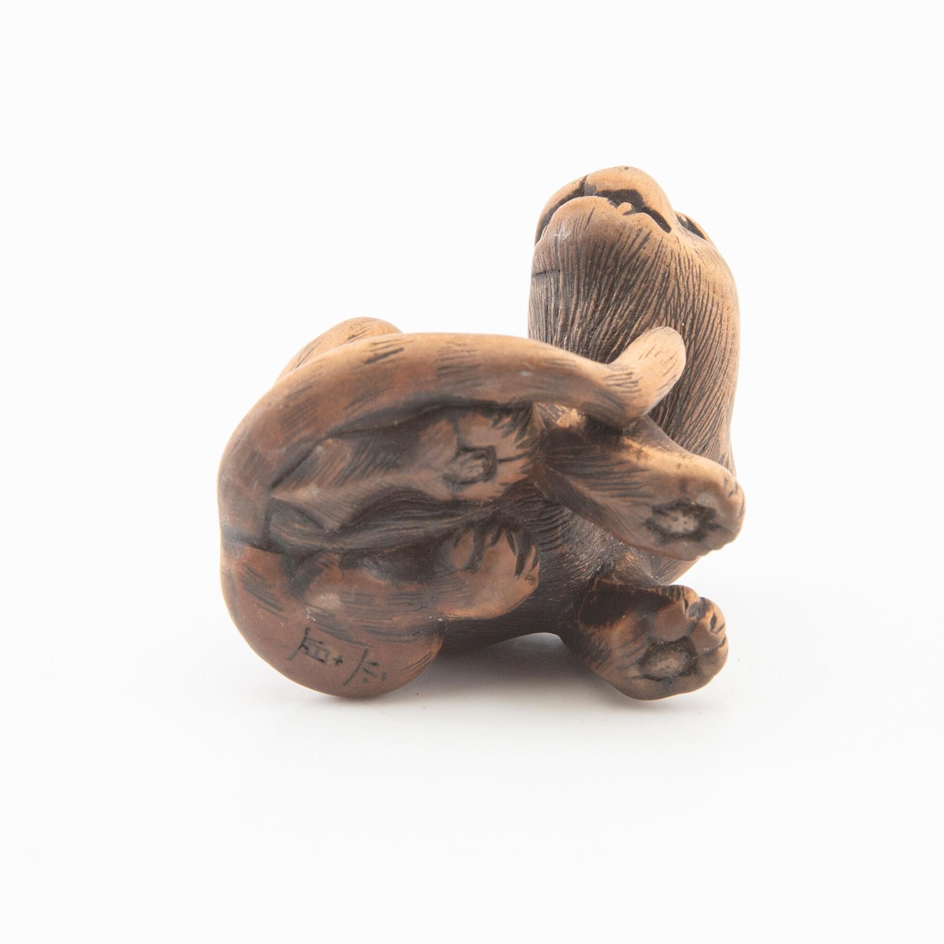 Netsuke/miniatyr, Japan tidigt 1900-tal.