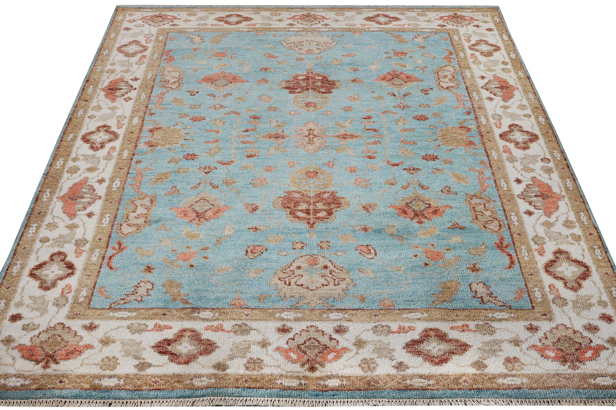 An oriental carpet with Mamluk-design, c. 303 x 239 cm.