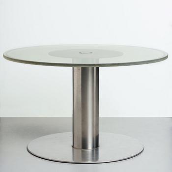 Axel Einar Hjorth, a "Typenko"  glass and steel table, produced by Nordiska Kompaniet, Sweden 1930´s.