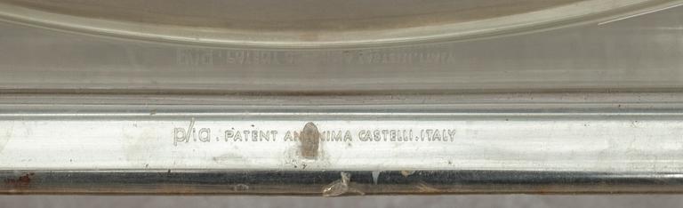 STOLAR, 4 st, "Plia", Giancarlo Piretti för Castelli, Italien, 1970-tal.