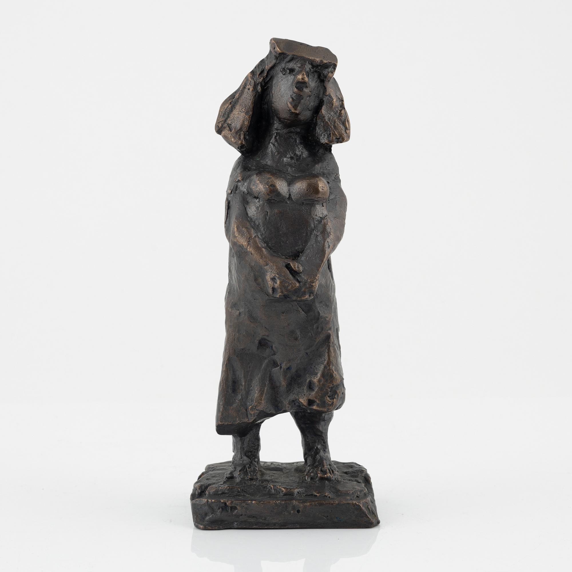 Bror Marklund, sculpture, signed,bronze, height 23 cm.