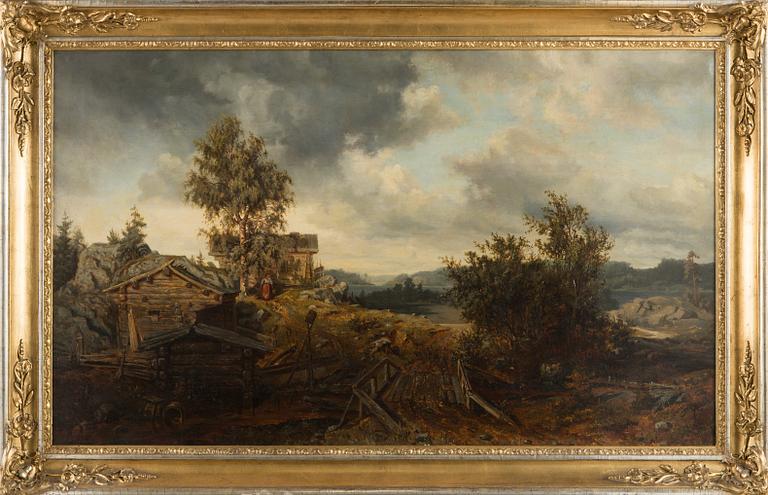 Berndt Lindholm, "View from a Croft in Kuru," after Werner Holmberg.