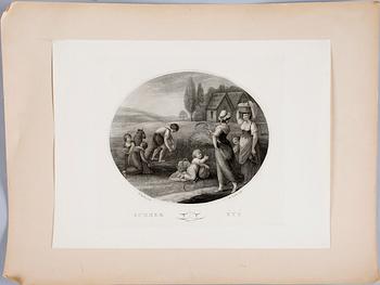 ETSNINGAR, 4 st, 1800-tal.