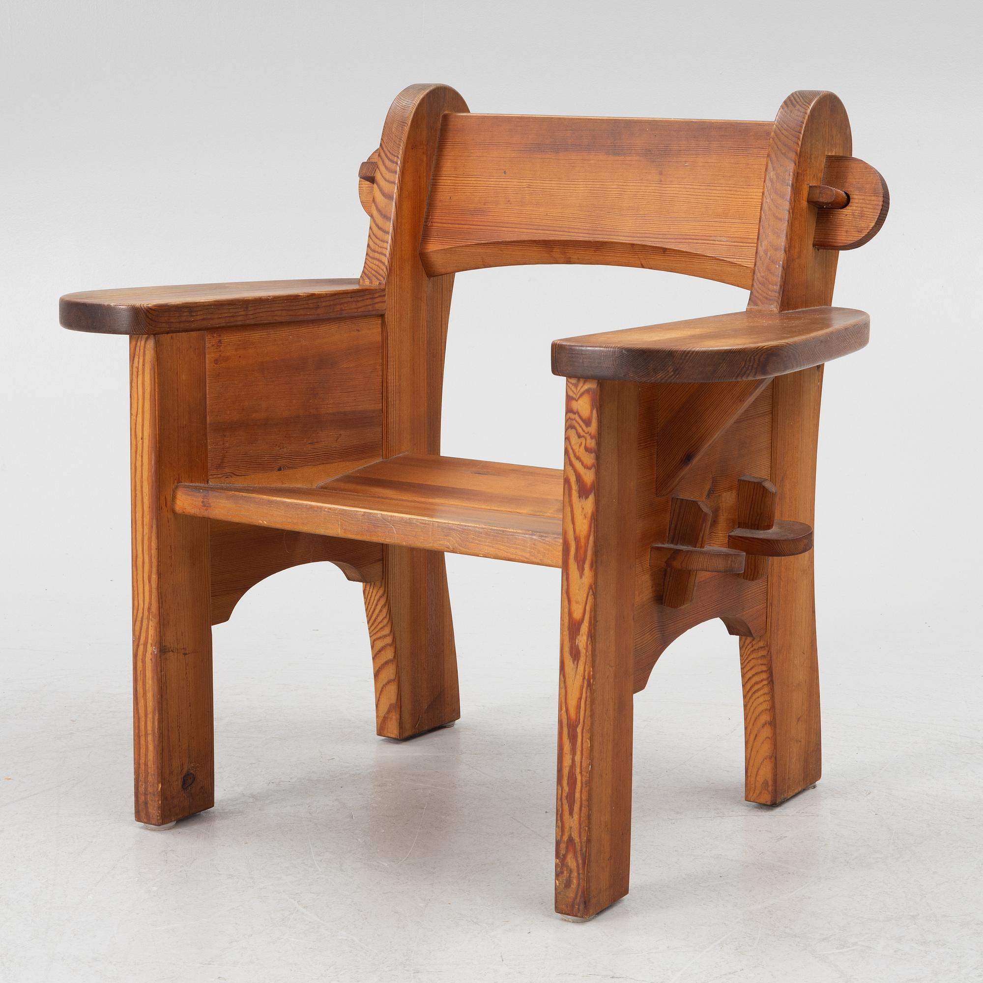 David Rosén, karmstol, "Berga", Nordiska Kompaniet, 1940-tal.