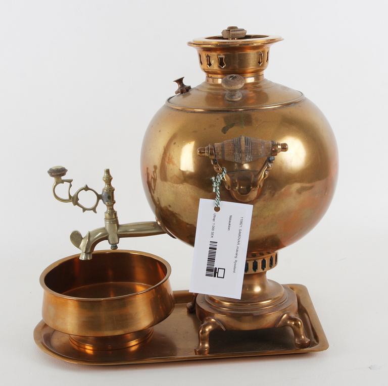 SAMOVAR, mässing. Ryssland.