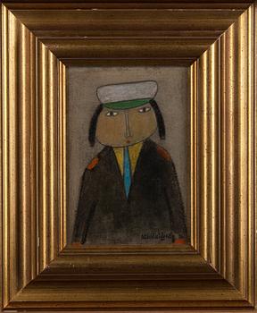 NIKOLAI LEHTO, olja på skiva, signerad och daterad -86.